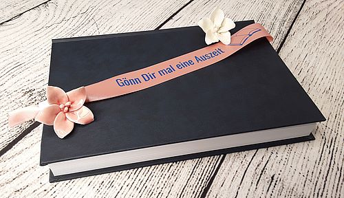 personalisiertes Geschenkband Schleifenfee Muttertag Buch